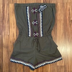 Olive Green Romper